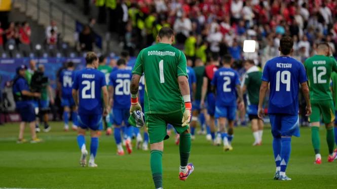Italia Lanjutkan Tren Buruk Juara Bertahan Euro Selalu Gugur di 16 Besar