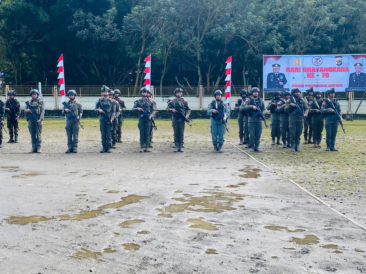 Satgas Tindak ODC 2024 Ikuti Upacara Hari Bhayangkara ke-78