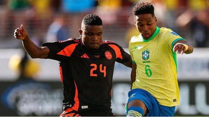 Berbagi Angka 1-1, Brasil dan Kolombia Maju ke Perempat Final Copa America