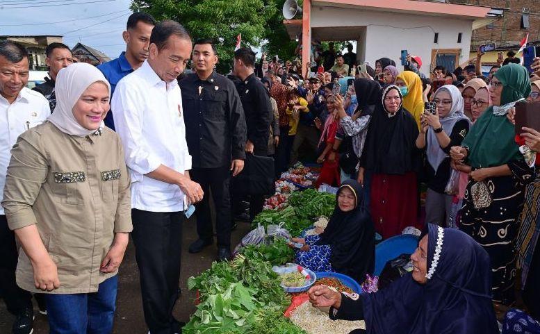 Jokowi dan Iriana ke Pasar Cekkeng Bulukumba, Beli Bawang Merah-Jeruk