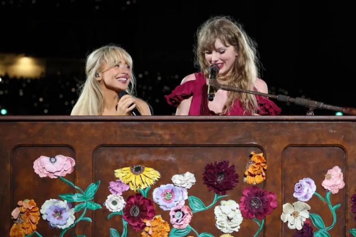 Taylor Swift Beri Dukungan untuk Tur Musik Sabrina Carpenter