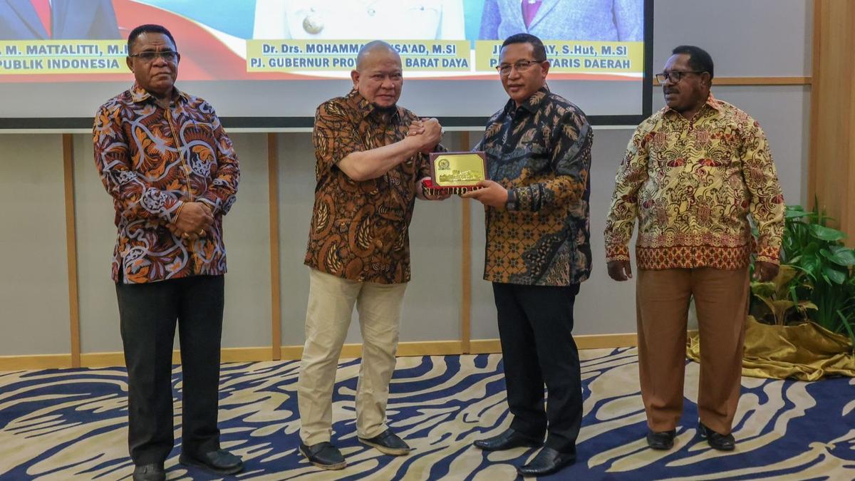 Bertemu dengan Forkopimda Se-Papua Barat Daya, LaNyalla Ajak Jaga Filosofi Tiga Tungku