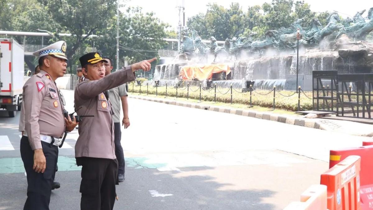 Ada Unjuk Rasa di Patung Kuda, Polisi Kerahkan 1.304 Personil untuk Berjaga