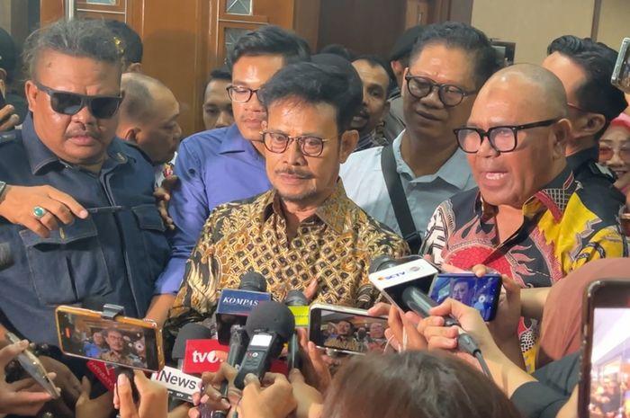 Dihukum 10 Tahun Penjara, SYL: Terima Kasih Jokowi dan Surya Paloh
