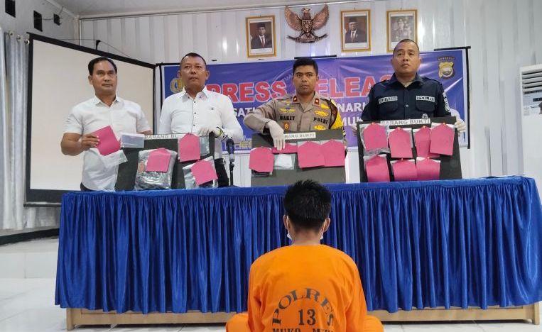 Gegara Pakai Sabu, 2 ASN di Mukomuko Bengkulu Ditangkap Polisi