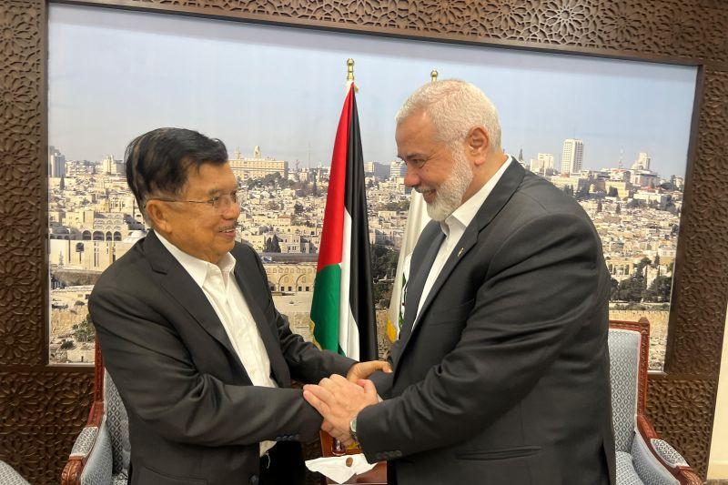 JK Temui Pemimpin Hamas, Bahas Kondisi Palestina