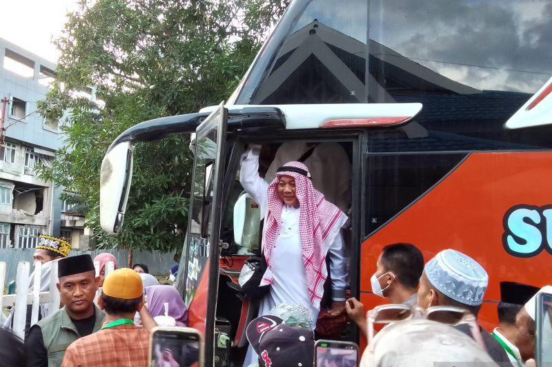 PPIH Sulteng: 323 Jamaah Haji Kloter BPN-11 Tiba di Kota Palu