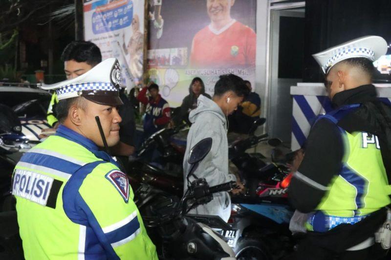 Polres Garut Sita 201 Sepeda Motor Berknalpot Bising