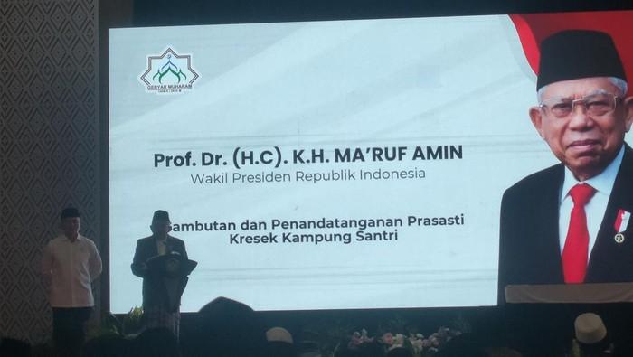 Kecamatan Kresek Diresmikan Wapres Ma'ruf Jadi Kampung Santri