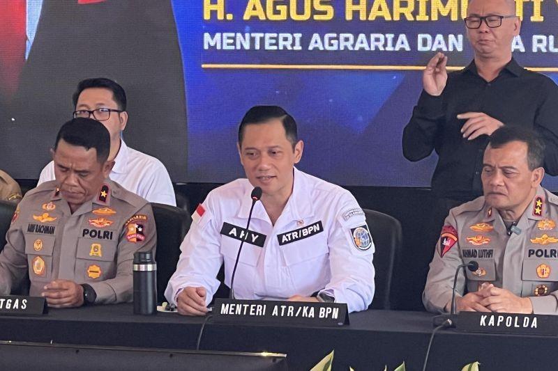 87 Kasus Mafia Tanah Jadi Target Operasi Menteri AHY di 2024