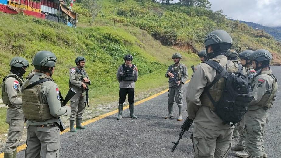 Cegah KKB Berulah, Satgas ODC Lakukan Patroli Sambang di Distrik Kiwirok