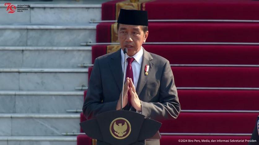 Bicara Revolusi 5.0 di Praspa 2024, Jokowi Minta Perwira TNI-Polri Ikuti Perubahan Zaman