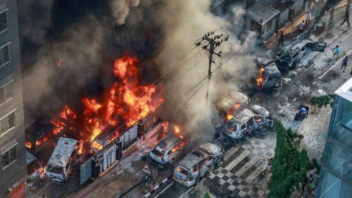 Demo Mahasiswa Bangladesh Ricuh, 105 Orang Tewas