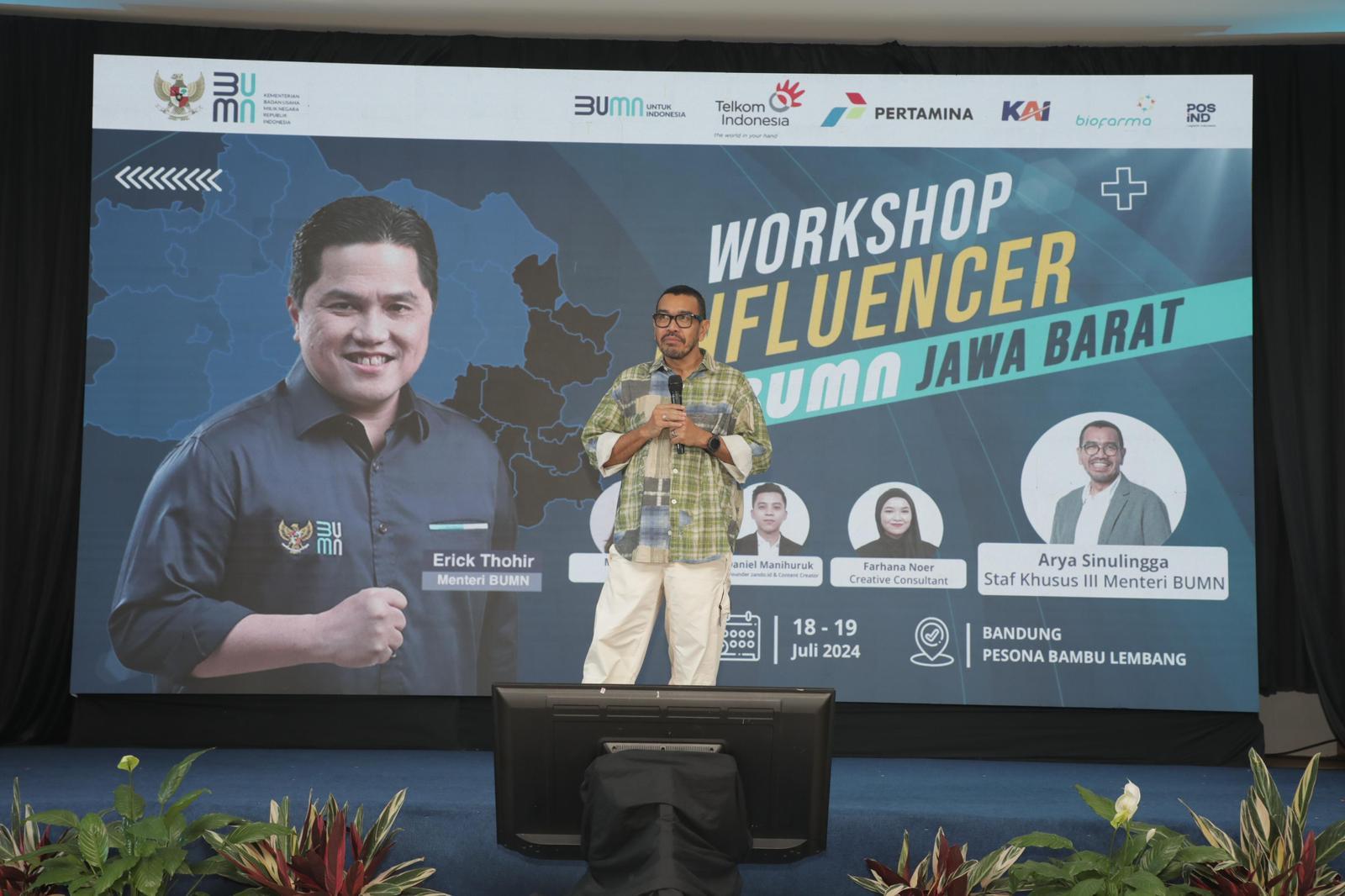 Erick Thohir Dorong Influencer BUMN Kuasai Keterampilan Digital