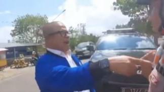 Viral! Anggota DPRD Bima Tak Bawa SIM-Pajak Mati Marah saat Ditilang