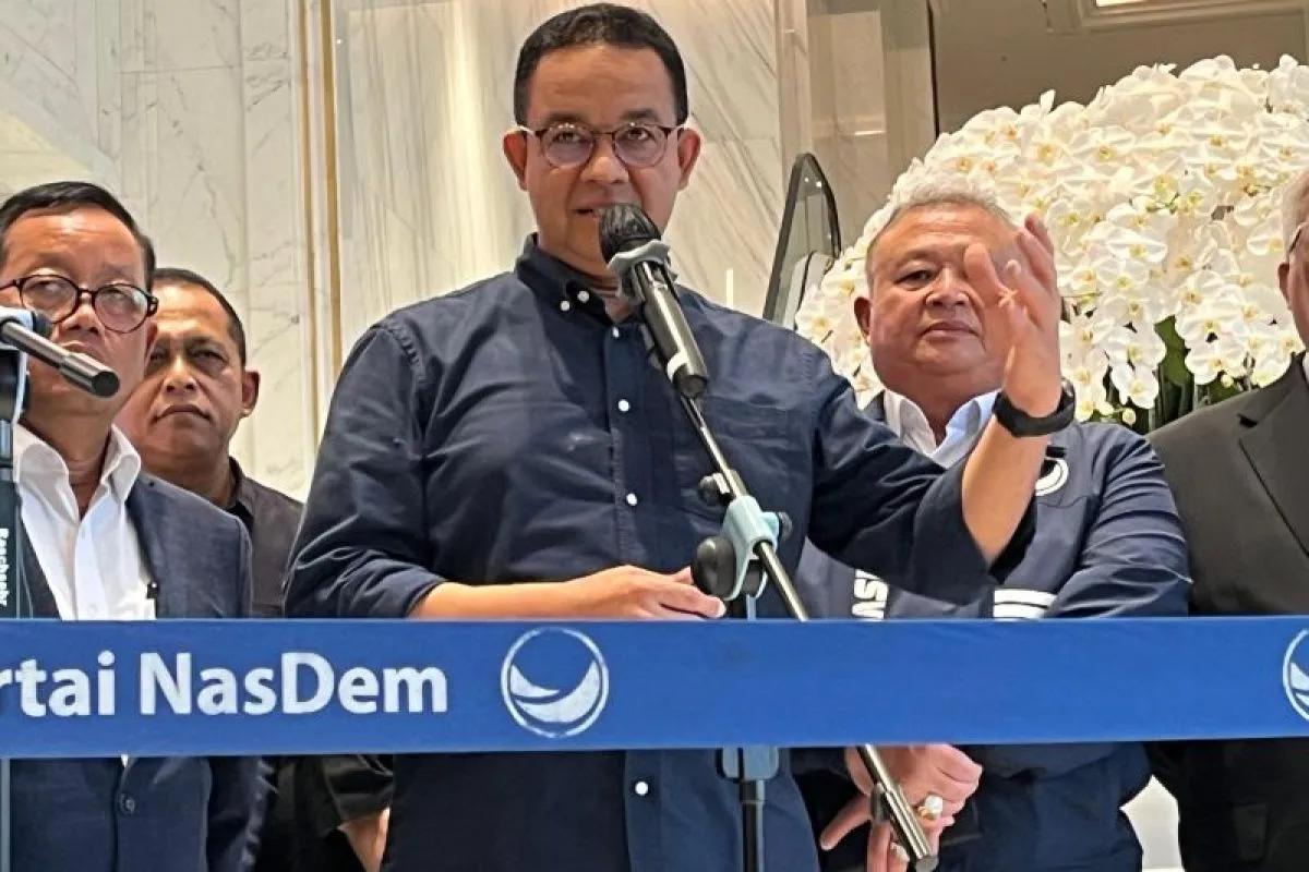 NasDem Resmi Usung Anies Baswedan di Pilkada Jakarta 2024