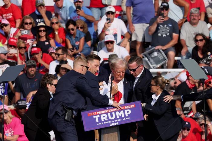 Secret Service AS Akui Gagal Jalankan Pekerjaan saat Trump Kena Tembak