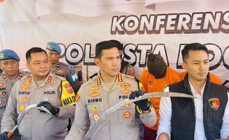 Gak Dengar Peringatan Polisi, 1 Pelajar Kena Bacok saat Tawuran di Bogor