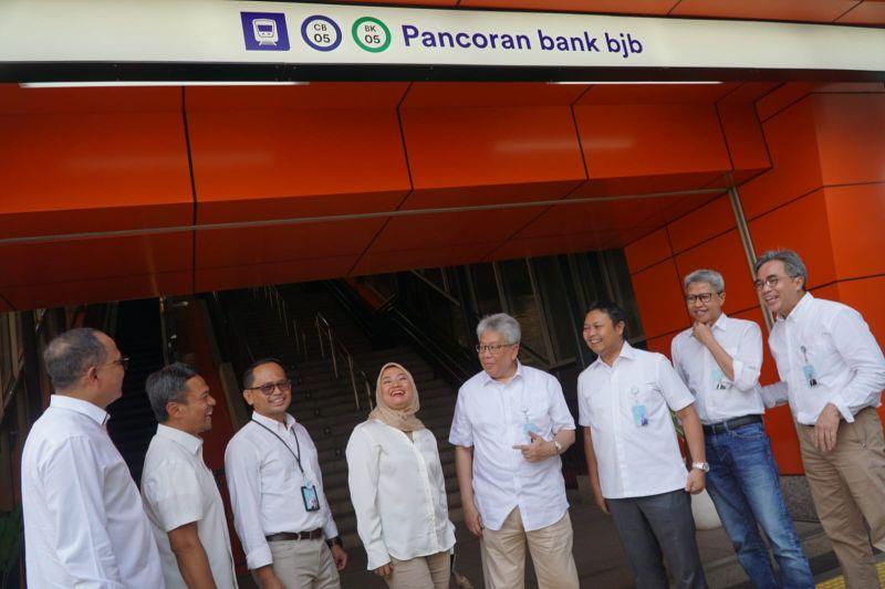 Stasiun LRT Jabodebek di Pancoran Dibubuhi ‘Naming Rights’ Bank BJB