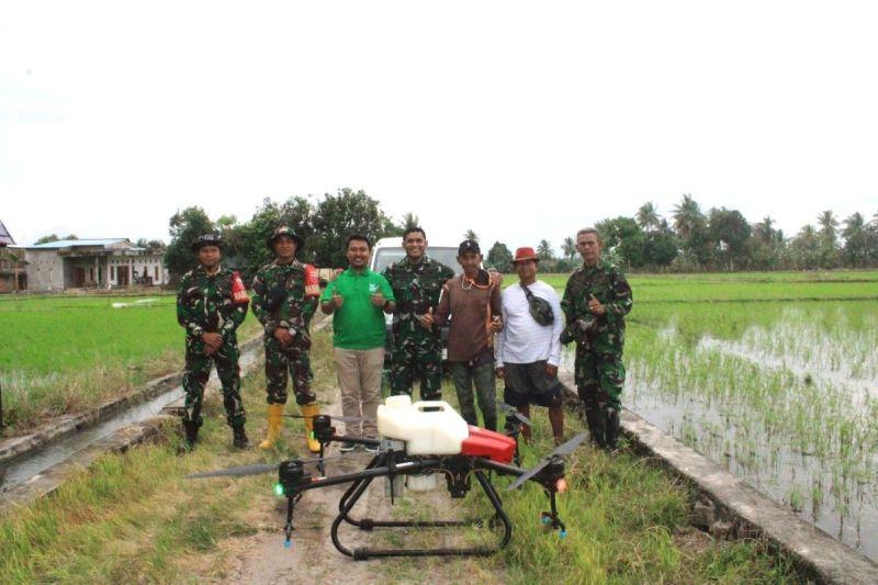 Kodam XIV Pantau Penyemprotan Pestisida Berbasis Teknologi