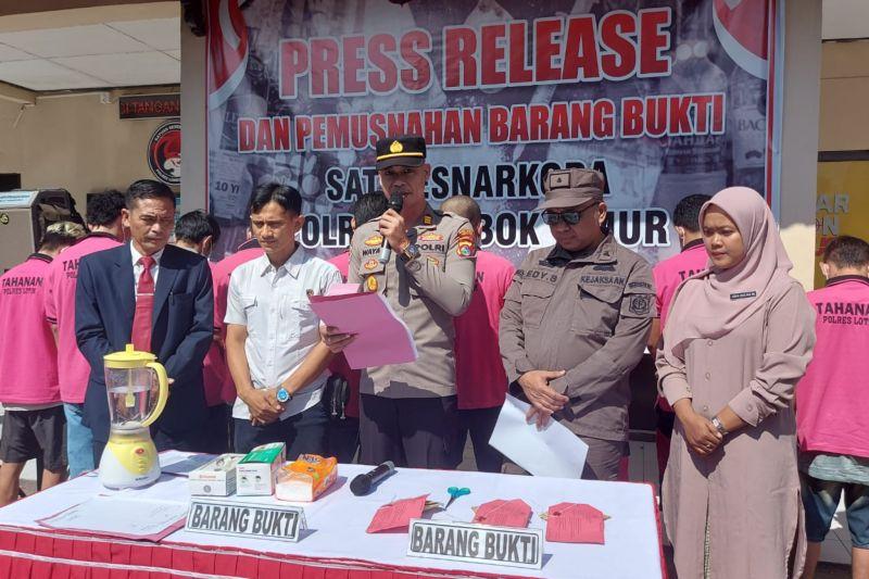 Polisi Amankan 11 Orang terkait Kasus Narkoba di Lombok Timur