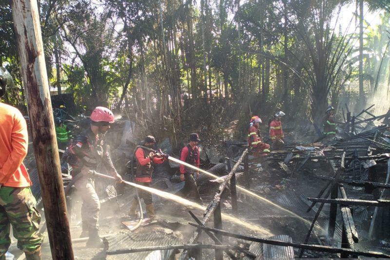 Kebakaran Landa Kios Sembako dan 3 Unit Rumah di Palangka Raya
