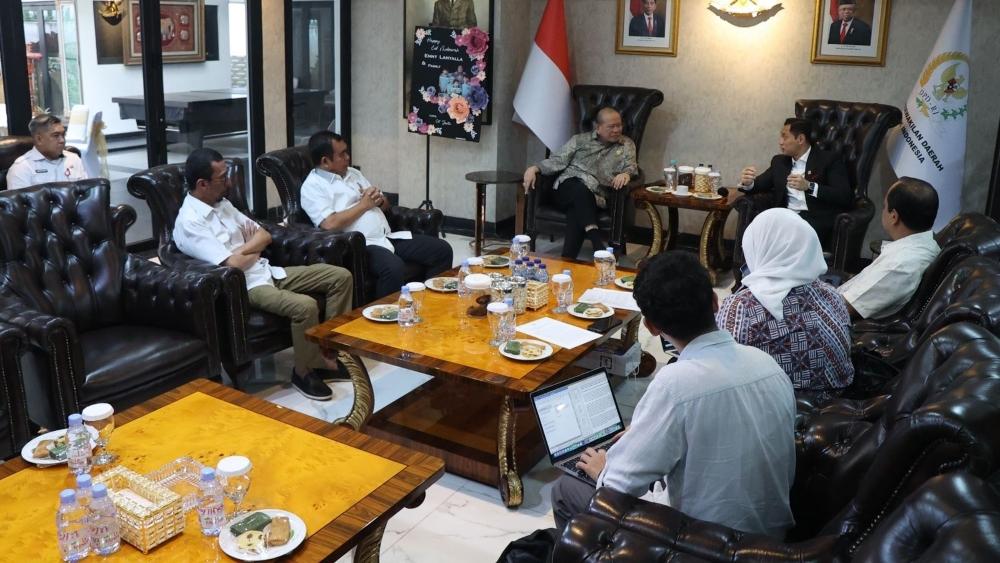 Jadi Narsum Disertasi, AHY Puji Pemikiran Fundamental LaNyalla