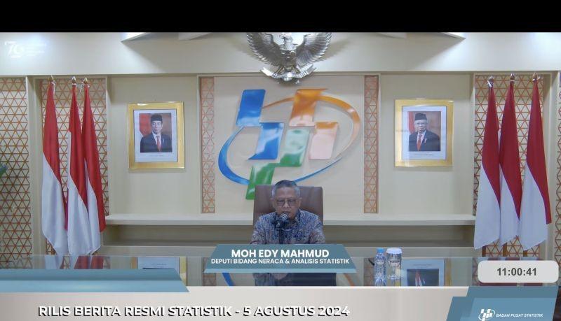 BPS Ungkap Ekonomi RI Triwulan II-2024 Tumbuh 5,05 Persen