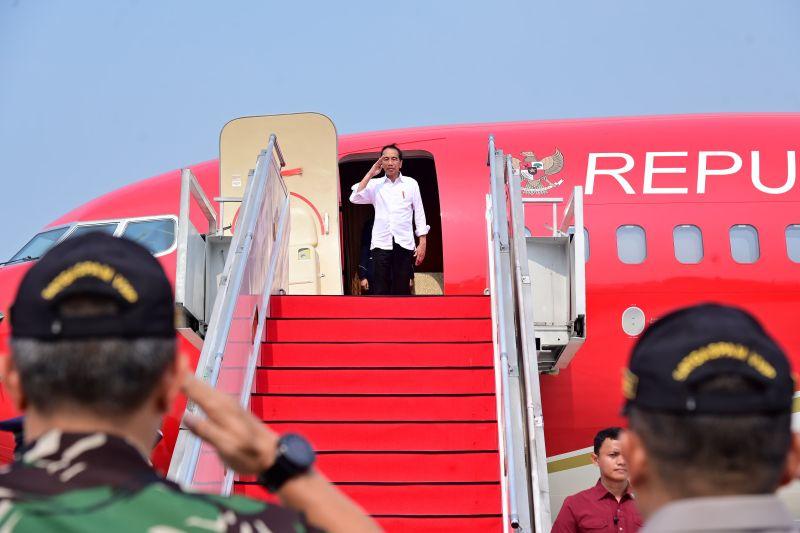 Jokowi Bertolak ke IKN untuk Sidang Kabinet hingga Groundbreaking