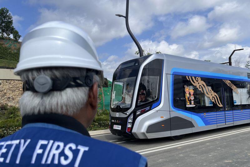 Menteri Basuki: Ada 4 Halte Kereta Otonom untuk HUT ke-79 RI di IKN