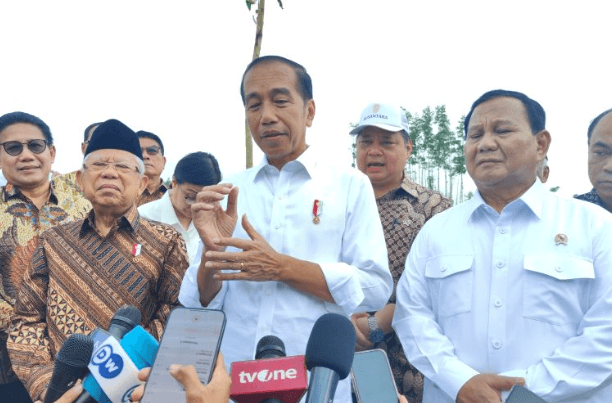Jokowi-Ma'ruf Lakukan Peletakan Batu Pertama Sejumlah Proyek di IKN