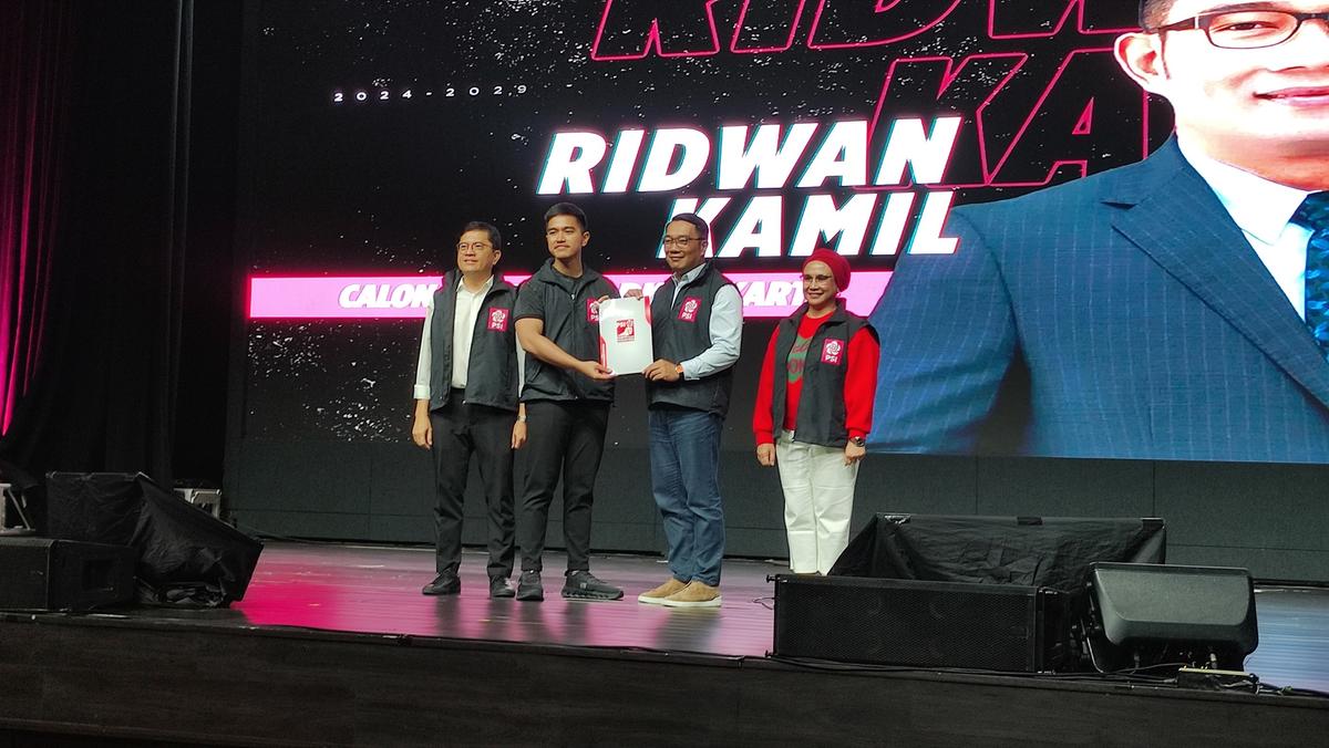 Resmi! PSI Usung Ridwan Kamil Jadi Calon Gubernur DKI Jakarta