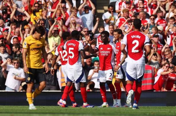 Hasil Liga Inggris: Arsenal Sikat Wolves 2-0
