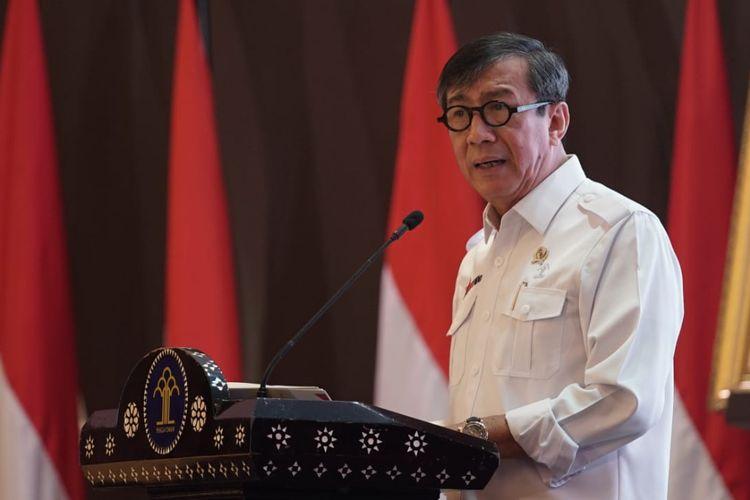 Yasonna Laoly Benarkan Dirinya Akan Diganti saat Resfhuffle Hari Ini