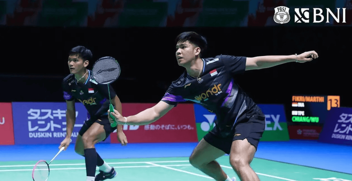 Ganda Putera Indonesia Berhasil Raih Kemenangan pada Babak Pertama Japan Open 2024