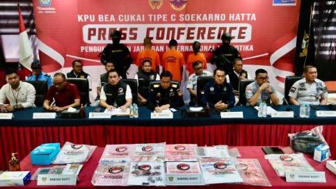 Bea Cukai Soekarno-Hatta Tindak Tiga Upaya Penyelundupan Narkoba Jaringan Internasional