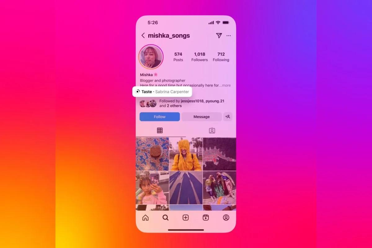 Instagram Debutkan Fitur "Musik di Profil" Gaet Sabrina Carpenter
