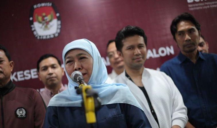 Khofifah-Emil Periksa Kesehatan di RSUD dr Soetomo