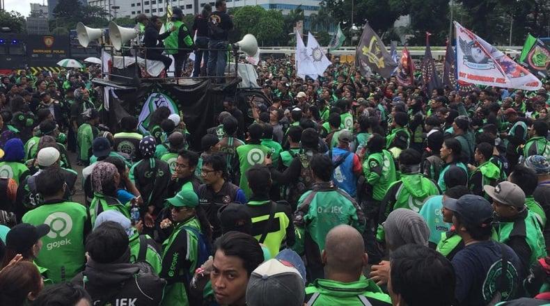 Tarif dan Legalitas Pekerjaan Jadi 2 Poin Tuntutan Ojol dan Kurir Se-Jabodetabek Berdemo Hari Ini