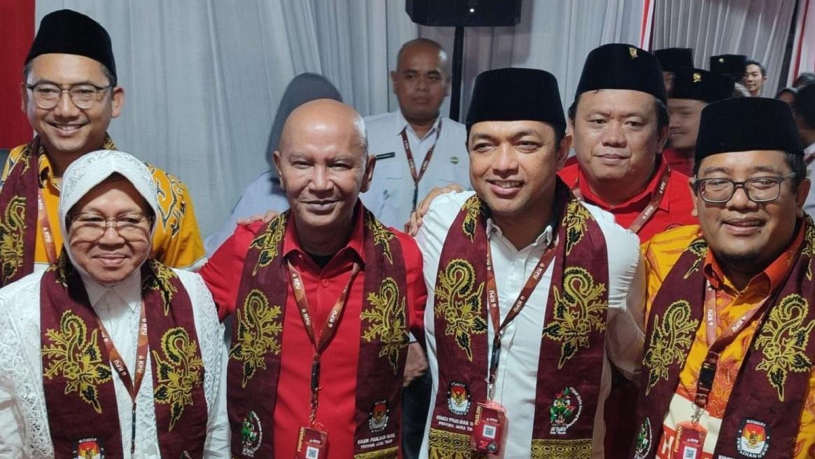 Usai Daftar ke KPU Jatim, Risma: Doa Orang Bawa Saya Kembali ke Jawa Timur