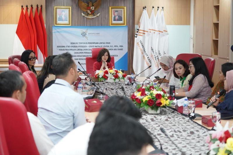 Sambut Paus Fransiskus, Grace Gelar Pialog Perempuan Lintas Iman