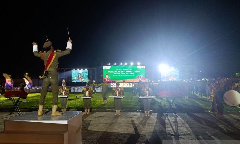 Ribuan Warga di Sumut Antusias Saksikan Pembukaan PON 2024