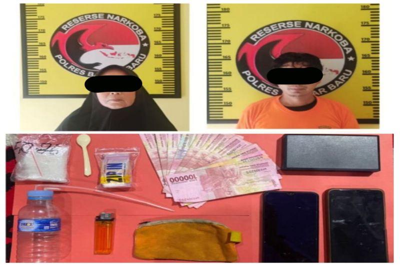 Polisi Ringkus Ibu dan Anak Edarkan Sabu di Kalsel