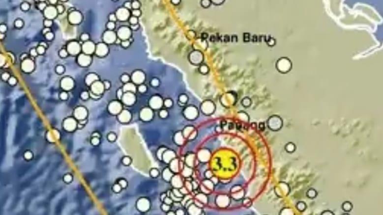 Gempa M 3,3 Guncang Pesisir Selatan Sumbar