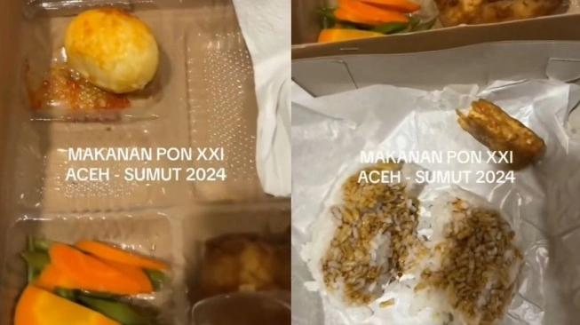 Miris Menu Makan Atlit PON Aceh, Netizen: Lebih Mewah Nasi Tahlilan di Kampung