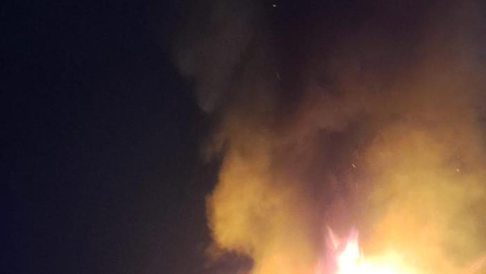 Gudang Tabung Gas Elpiji di Tangerang Kebakaran gegara Korsleting Listrik