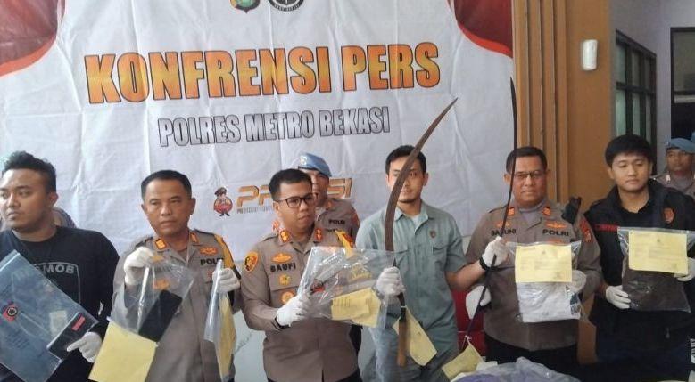 Polisi Tangkap 2 Pelajar dalam Tawuran Maut di Bekasi