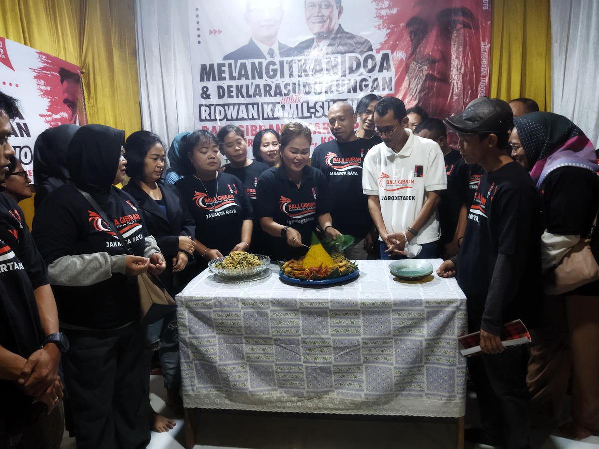 Bala Gibran Jakpus Dukung Ridwan Kamil-Suswono