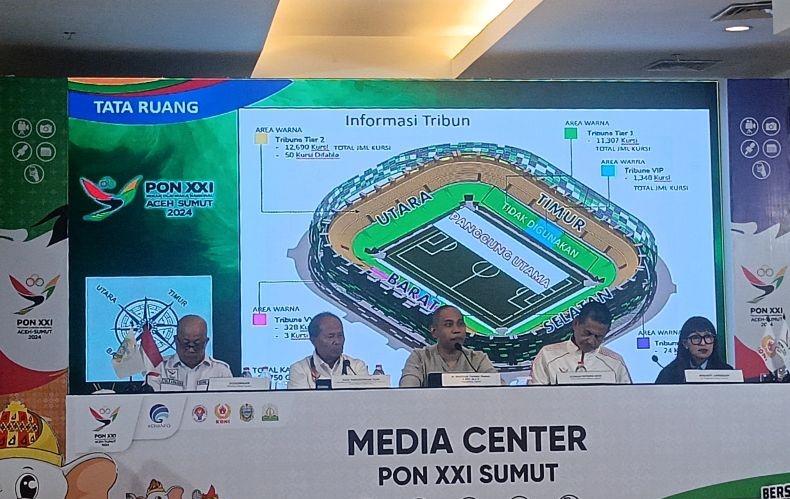 Panitia Ungkap Stadion Utama Sumut Siap Digunakan untuk Penutupan PON