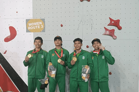 Panjat Tebing Jaktim Pastikan Juara Umum PON XXI/2024
